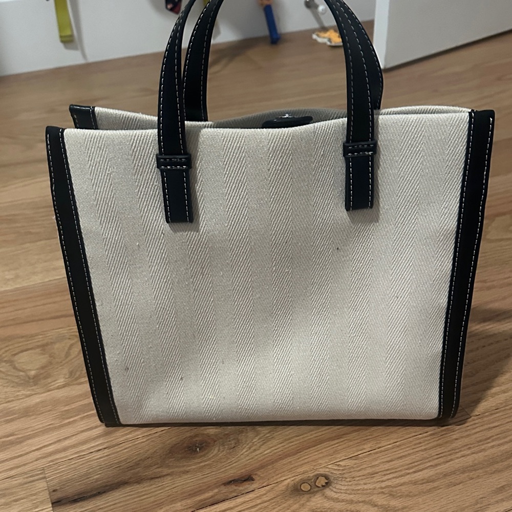 Stylish Black and cream Tote Bag